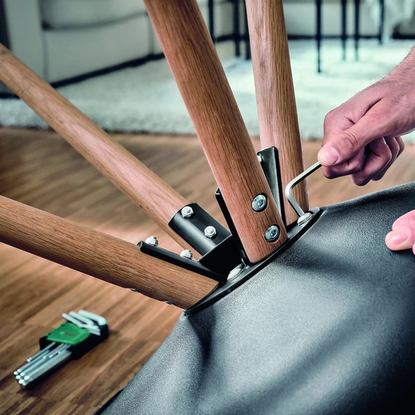 Bosch Top Başlı Uzun Alyan Anahtar Takımı 9 Parça - 1600A02BX9 - Resim 2