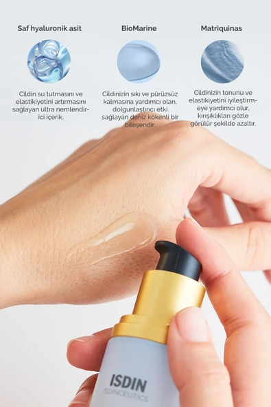 ISDIN Isdinceutics Hyaluronic Concentrate Serum 30 ml Yoğun Nemlendirici Hyaluronik Serum - Resim 4