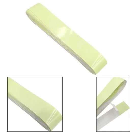 Fege Store ® Karanlıkta Işık Veren  Yansıyan 4 Metre Fosforlu Yeşil Şerit Bant - 2