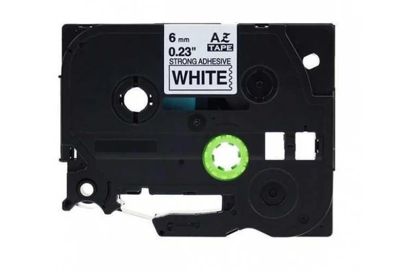Photo Print Brother P-Touch Muadili Beyaz Etiket 6 Mm Tze-Tape Aze211 ürün görseli