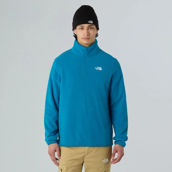 The North Face Glacier 1/4 Fermuarlı Polar Fleece NF0A8D0QBOM1 - Resim 3