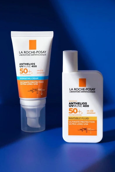 La Roche Posay Anthelios Uvmune Hassas Ciltler Için Yüksek Korumalı Yüz Güneş Kremi Set 50 ml X2 - Resim 2