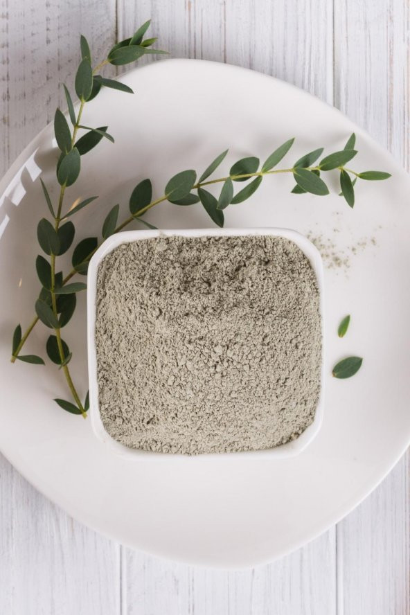 Yeşil Kil Yüz Bakım Maskesi 250 GR- Kabak Lifli Yüz Peeling Diski - 4