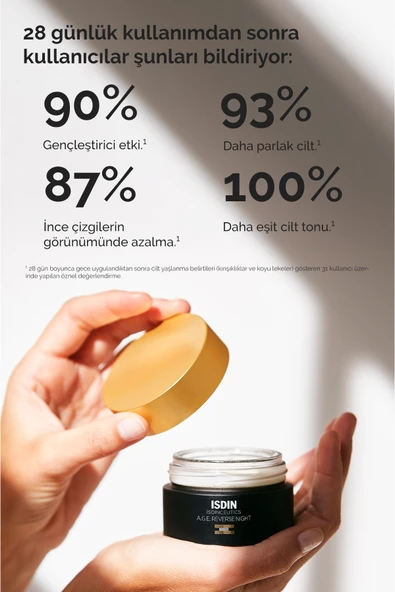 ISDIN Isdinceutics Age Reverse Night Anti Aging Cream 50 ml Yaşlanma Karşıtı Gece Bakım Kremi - 3