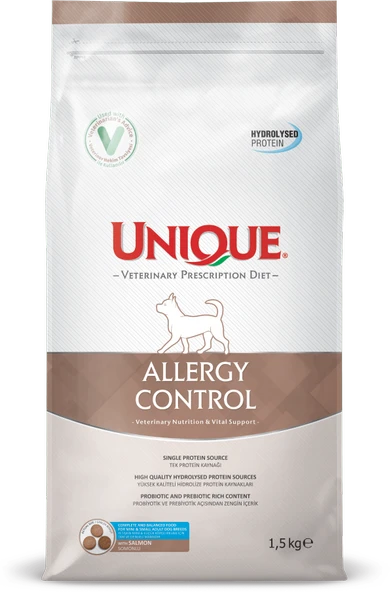 UNIQUE Allergy Control(somonlu) 1.5kg köpek maması - 1