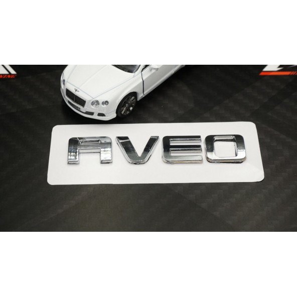 Chevrolet Aveo Bagaj 3M 3D Krom ABS Yazı Logo Amblem - Resim 3