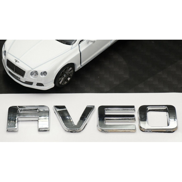 Chevrolet Aveo Bagaj 3M 3D Krom ABS Yazı Logo Amblem - Resim 4