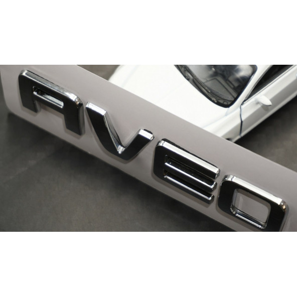 Chevrolet Aveo Bagaj 3M 3D Krom ABS Yazı Logo Amblem - Resim 5