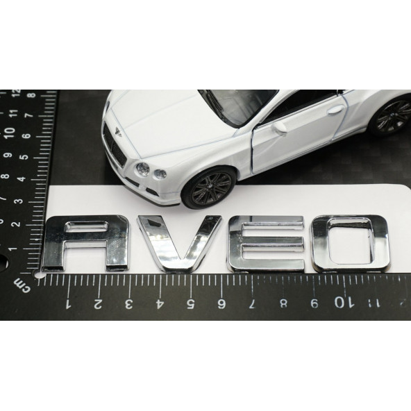 Chevrolet Aveo Bagaj 3M 3D Krom ABS Yazı Logo Amblem - Resim 6