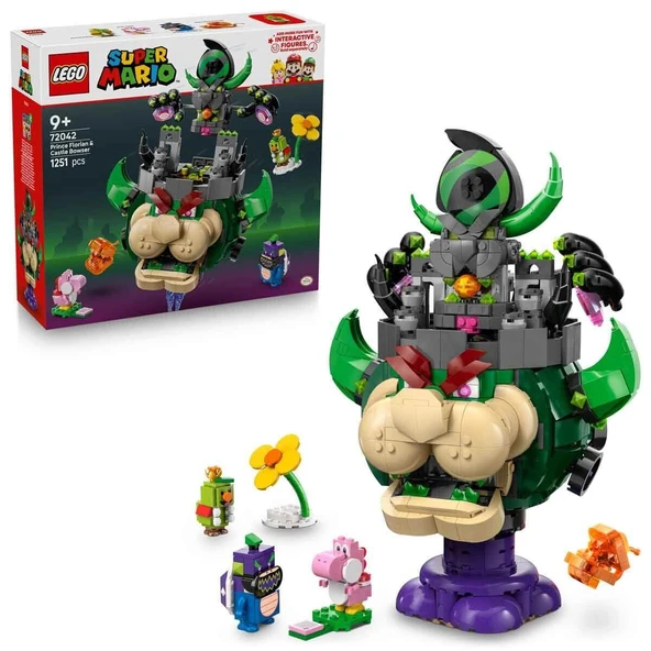 72042 Lego Super Mario - Prince Florian ve Castle Bowser 1251 parça +9 yaş ürün görseli