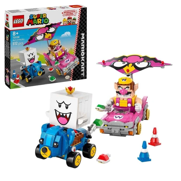 72038 Lego Super Mario - Wario ve King Boo 512 parça +8 yaş ürün görseli
