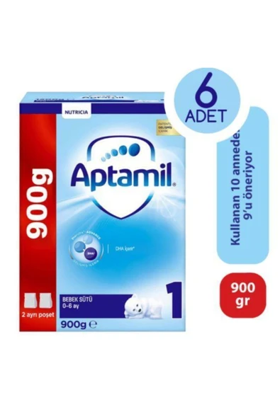 Aptamil Pronutra 1 Devam Sütü 900 gr 0-6 Ay 6 Adet
