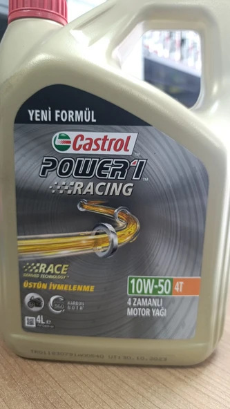 CASTROL POWER 1 RACING 10W-50 4T 4 LİTRE
