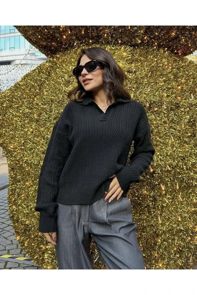 İNSPİRA Polo Yaka Kazak - 4