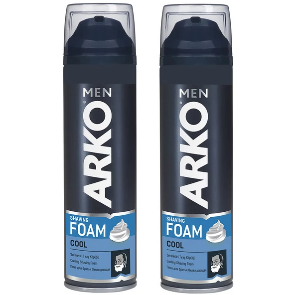 Arko Men Cool Tıraş Köpüğü 200 ml 2 ADET