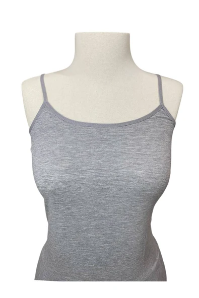 İNSPİRA İp Askılı Düz Pamuklu Likralı Penye Kadın Atlet Ribana Kumaş 4'Lü Paket - 2