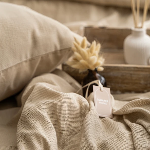 Schafer Home Etamine Pamuk ÇK Nevresim Takımı 4 Parça-Cappuccino - 3