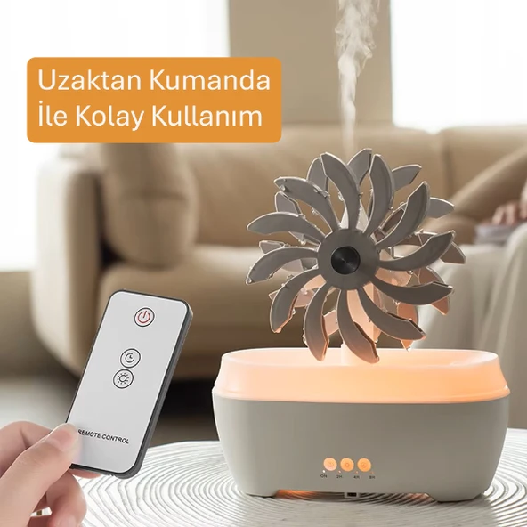 Periboia Rüzgar Değirmeni Hava Nemlendirici - 4