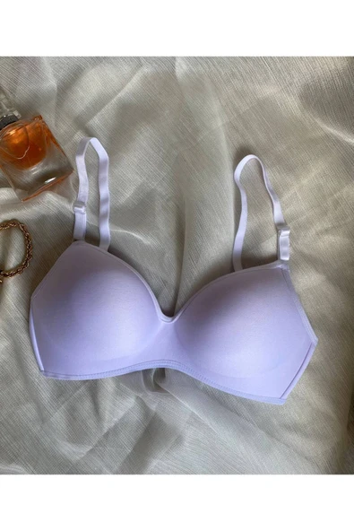 İNSPİRA Telsiz İçi Boş Kaplı Lotus Toparlayıcı Sütyen 3'lü Paket Ten Rengi Siyah Beyaz - 4