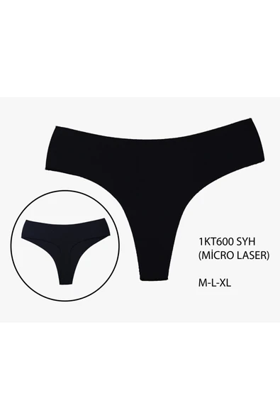İNSPİRA Micro Lazer Kesim String Tanga Micro Kumaş 3 lü Paket Siyah Vizon Ten Rengi Naylonumsu Doku Değildir - 4