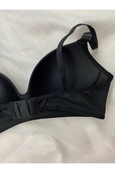 İNSPİRA Telsiz İçi Boş Kaplı Lotus Toparlayıcı Sütyen 3'lü Paket Ten Rengi Siyah Beyaz - 7