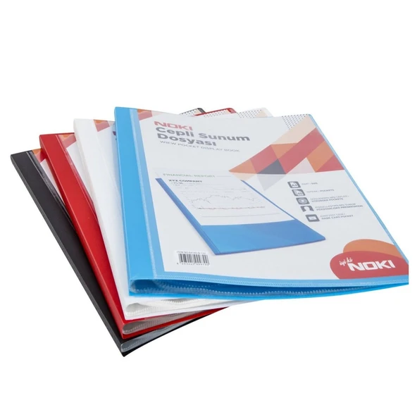 Noki Cepli Sunum Dosyası A4 60'lı Krem - Resim 3