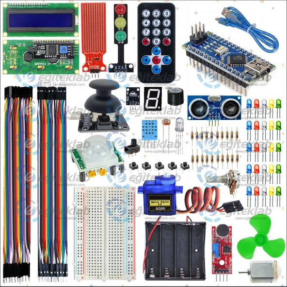 Arduino Nano Süper Başlangıç Seti ürün görseli