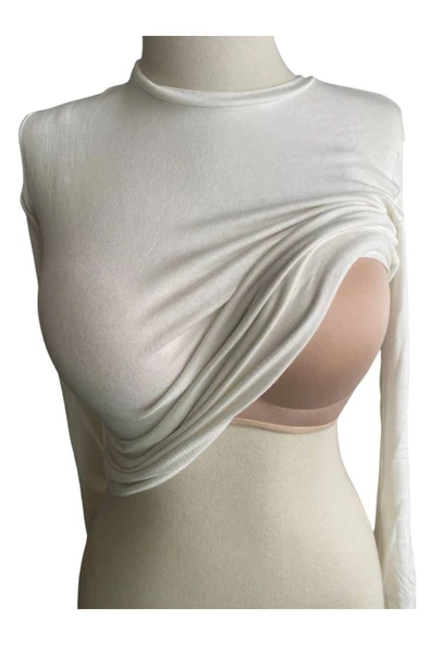 İNSPİRA Telsiz Içi Boş Kaplı Lotus Lazer Kesim Balensiz Sütyen - 3