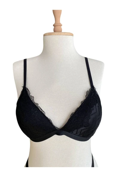 İNSPİRA 2 Lastikli Balensiz Sütyen Tanga Takımı Kaplı Desenli Alt Üst - 3