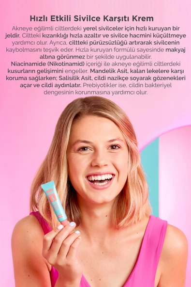 ISDIN Acniben On The Spot 15 ml Yağlı Ve Akne Eğilimli Ciltler Için Hızlı Etkili Lokal Krem - 2
