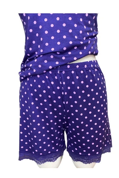 İNSPİRA Askılı Şortlu Pijama Takımı Modal Viskon Karışım - 4