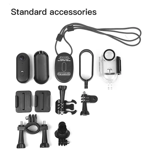 Çeşithane H88 Pro Mini WiFi Kamera – 4K Spor Kamera, Su Geçirmez, Gece Görüşlü Geniş Açı Vlog & Güvenlik Kamerası - 6