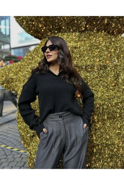 İNSPİRA Polo Yaka Kazak - 5