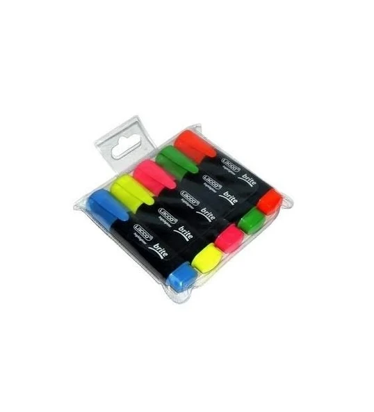 Lacco Fosforlu Kalem Brite 5'li Set | 215 - 3