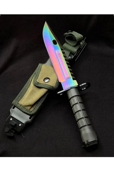 M9 Bayonet Kamp Bıçağı Rainbow ürün görseli