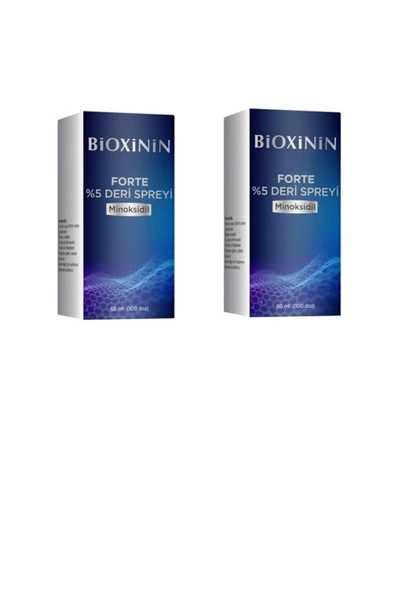 Bioxinin Forte  %5 Deri Spreyi 2 Adet YENİ AMBALAJ - Resim 3