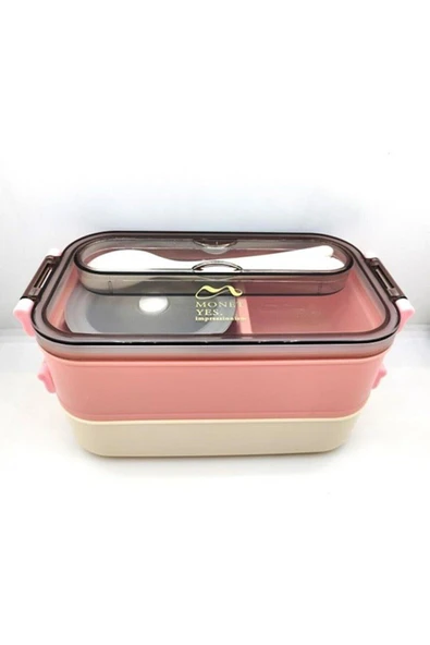 Vagon Vgn-465 Çift Kat Paslanmaz Yemek Kabı Saklama Kabı Gıda Kabı 1500 Ml ürün görseli