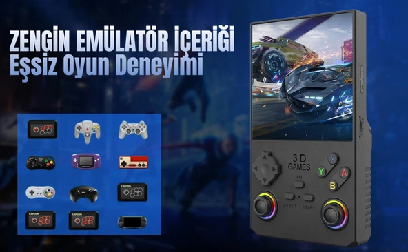 HABL Retro Arcade V40 Max Arkos 2.0 +40.000 Oyunlu El Konsolu 256 GB - 8