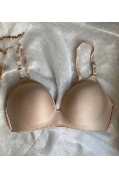 İNSPİRA Telsiz İçi Boş Kaplı Lotus Toparlayıcı Sütyen 3'lü Paket Ten Rengi Siyah Beyaz - 2