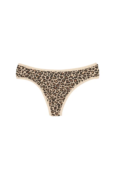İNSPİRA Pamuklu Elastan Kadın Külot Tanga 2'li Paket Leopar Fare Desenli String Model - 2