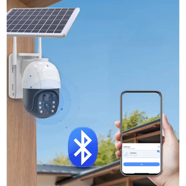 Periboia Güneş Enerjili Dış Mekan Güvenlik Kamerası