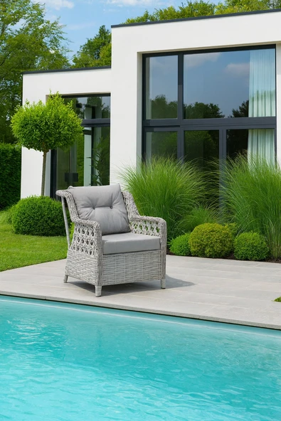 3+1+1 Ayaz Garden Rattan Bahçe ve Balkon Takımı GARANTİLİ - 2