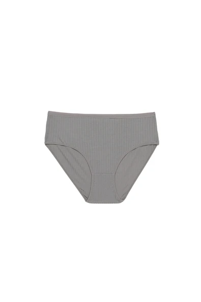 İNSPİRA 6 LI BÜYÜK BEDEN FİTİLLİ DÜZ RENK KÜLOT PAMUK ELASTAN KARIŞIMI 6 RENK YÜKSEK BEL - 3