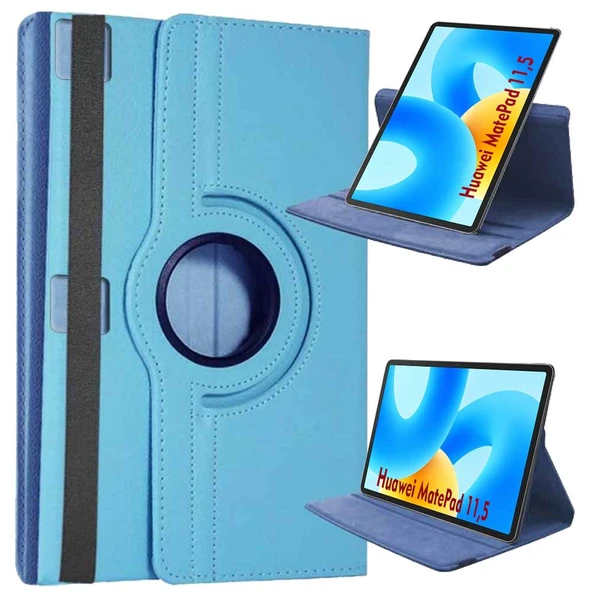 Huawei MatePad 11,5 Uyumlu 11,5 inch Döner Standlı Tablet Kılıfı - Resim 5