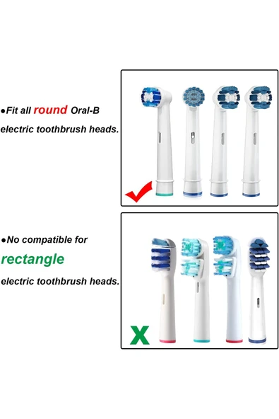 Orident Oral B Şarjlı Ve Pilli Diş Fırçaları Ile Uyumlu Yedek Başlık Koruyucu Kapak Renkli 10’lu Set - Resim 5
