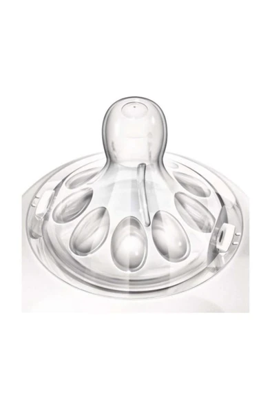 AVENT Philips Natural Akış Ayarlı Silikon Biberon Emziği 3m+ - 2