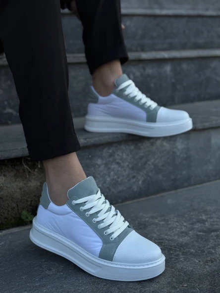 KB-X46 Kuback Beyaz Bebe Mavi Yüksek Beyaz Taban Günlük Spor Ayakkabı ürün görseli