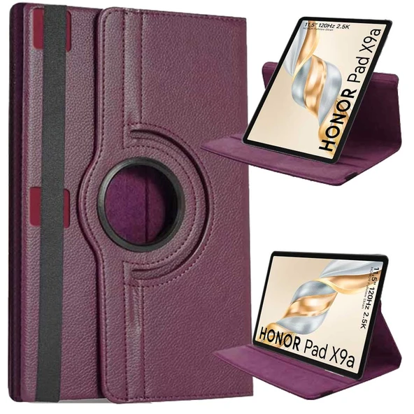 Honor Pad X9a Uyumlu Döner Standlı Tablet Kılıfı - Resim 2