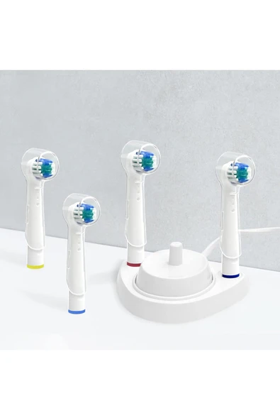 Orident Oral B Şarjlı Ve Pilli Diş Fırçaları Ile Uyumlu Yedek Başlık Koruyucu Kapak Renkli 10’lu Set - Resim 6