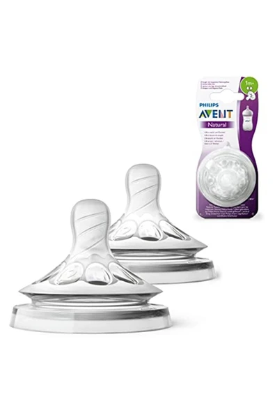 Philips Avent Natural Biberon Emziği 2 Delik 1 Ay 2li Scf042/27
